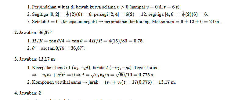 Pembahasan langkah demi langkah dengan notasi matematika rapi